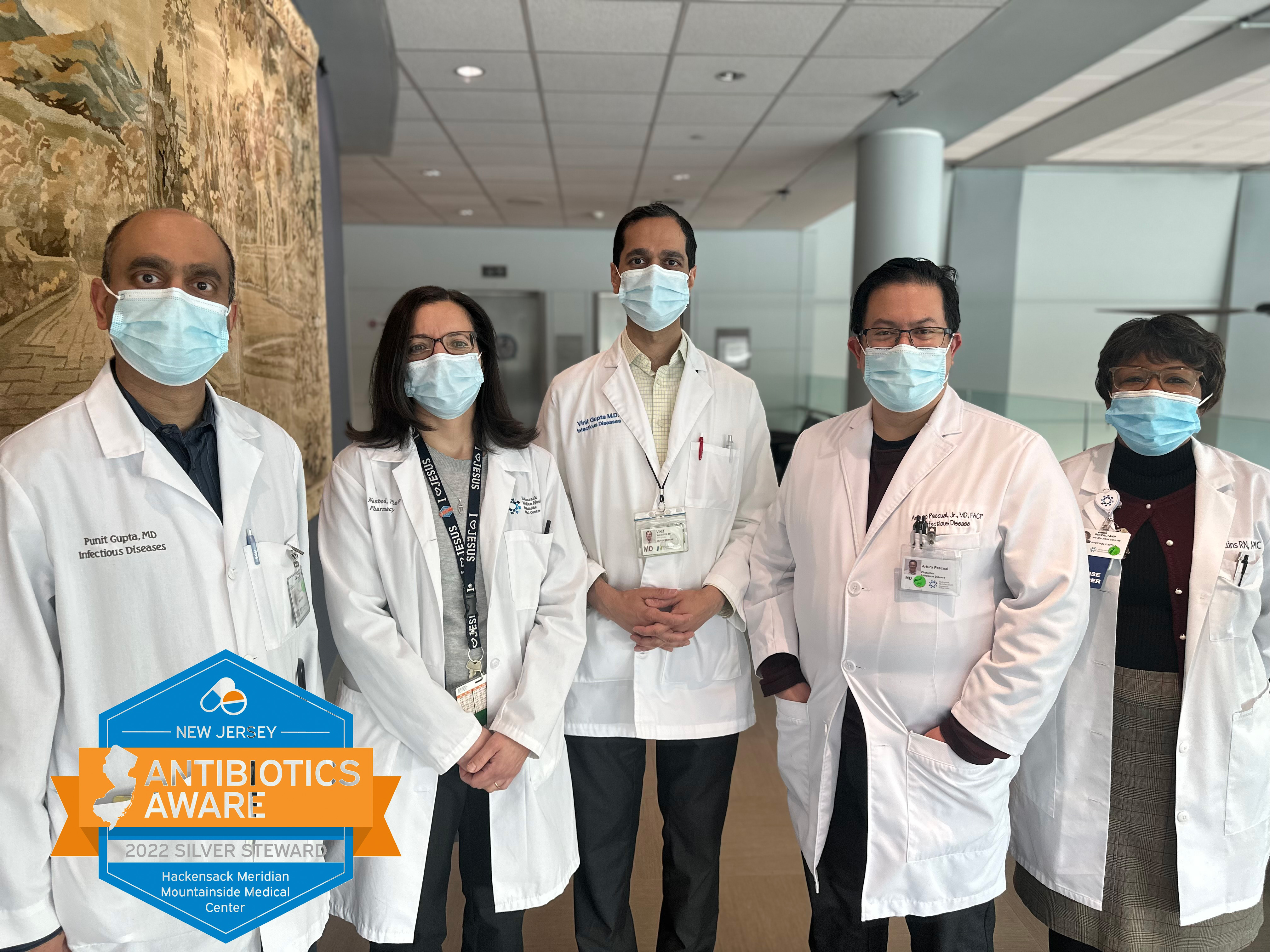 Hackensack Meridian Mountainside Medical Center Recognized for Antimicrobial Stewardship Due to Medication Administration and Safety Protocols 
