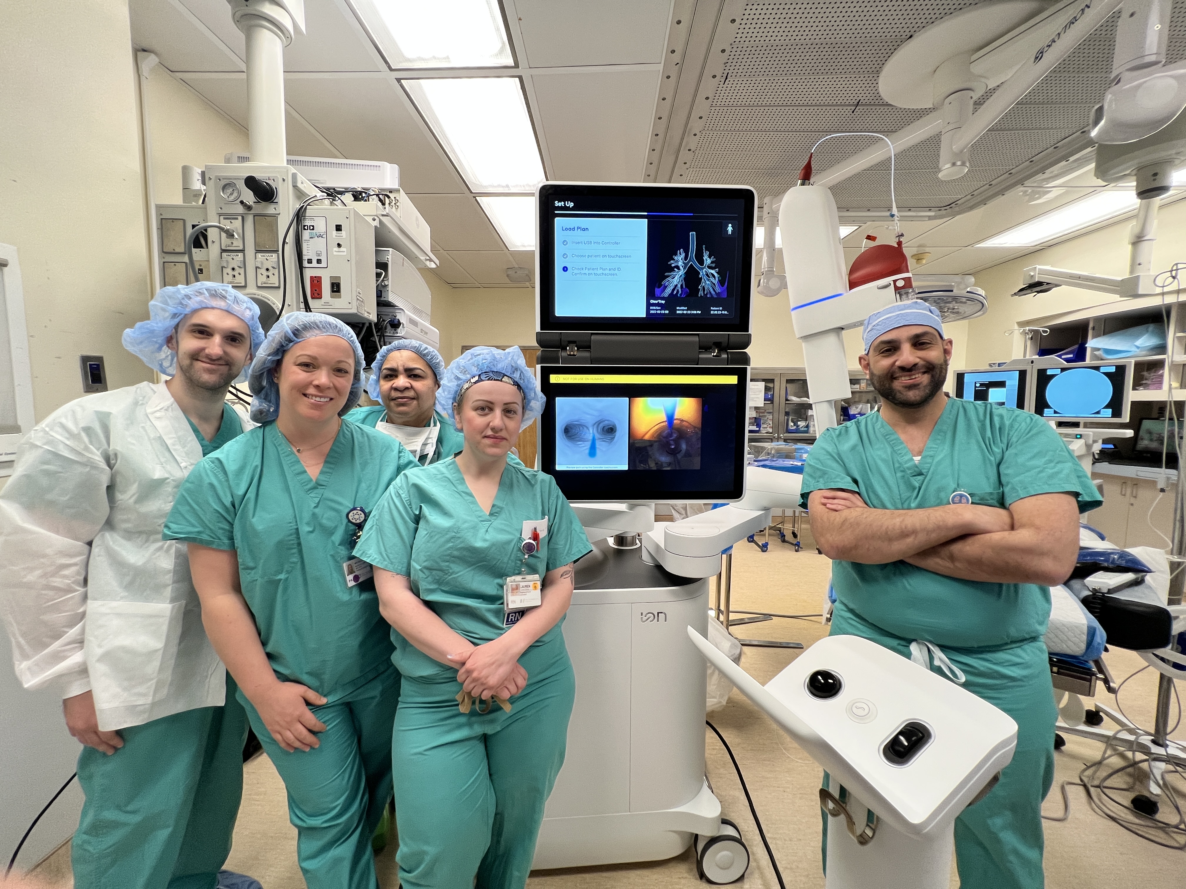 Hackensack Meridian Mountainside Medical Center Successfully Performs First Case Using Ion Endoluminal System for Robotic-Assisted Bronchoscopy Procedures
