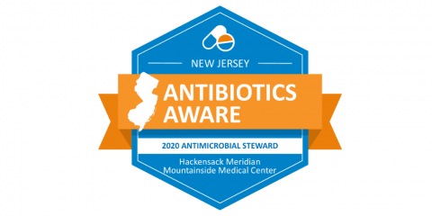 Hackensack Meridian Mountainside Medical Center Receives The New Jersey Department Of Health 2020 Antimicrobial Steward Award